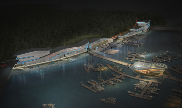 海南?；◢u游艇碼頭泛光照明工程